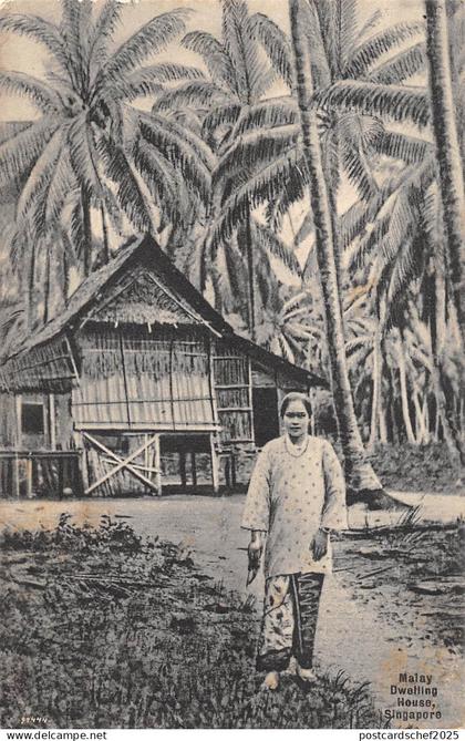 BR57832 Malay dwelling heuse Singapour    Singapore
