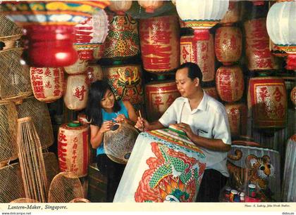 Carte Postale - Singapour - Lantern Maker - CPM - Carte Neuve - Voir Scans Recto-Verso - Poscard - Carta Postal -  Postk
