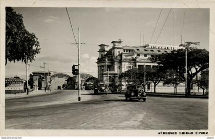 PC CPA SINGAPORE, ANDERSON BRIDGE, Vintage Postcard (b19635)