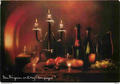 Singapour - Champagne - Carte Publicitaire Singapore Airlines - CPM - Voir Scans Recto-Verso