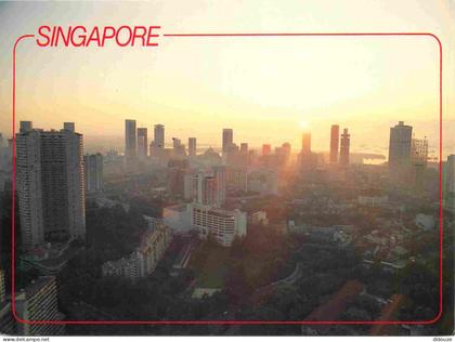 Singapour - Vue générale aérienne - immeubles - architecture - CPM - Voir Scans Recto-Verso