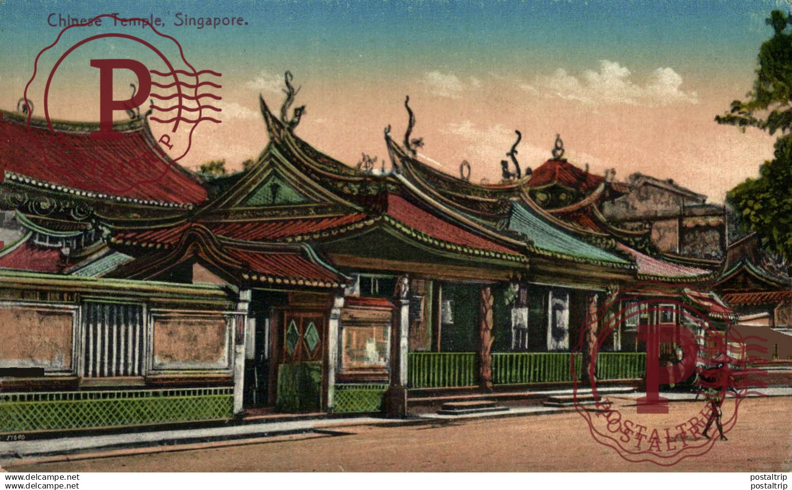 SINGAPUR. SINGAPORE, CHINESE TEMPLE.