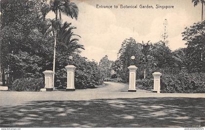 BR57827 Entrance to botanical garden Singapour    Singapore