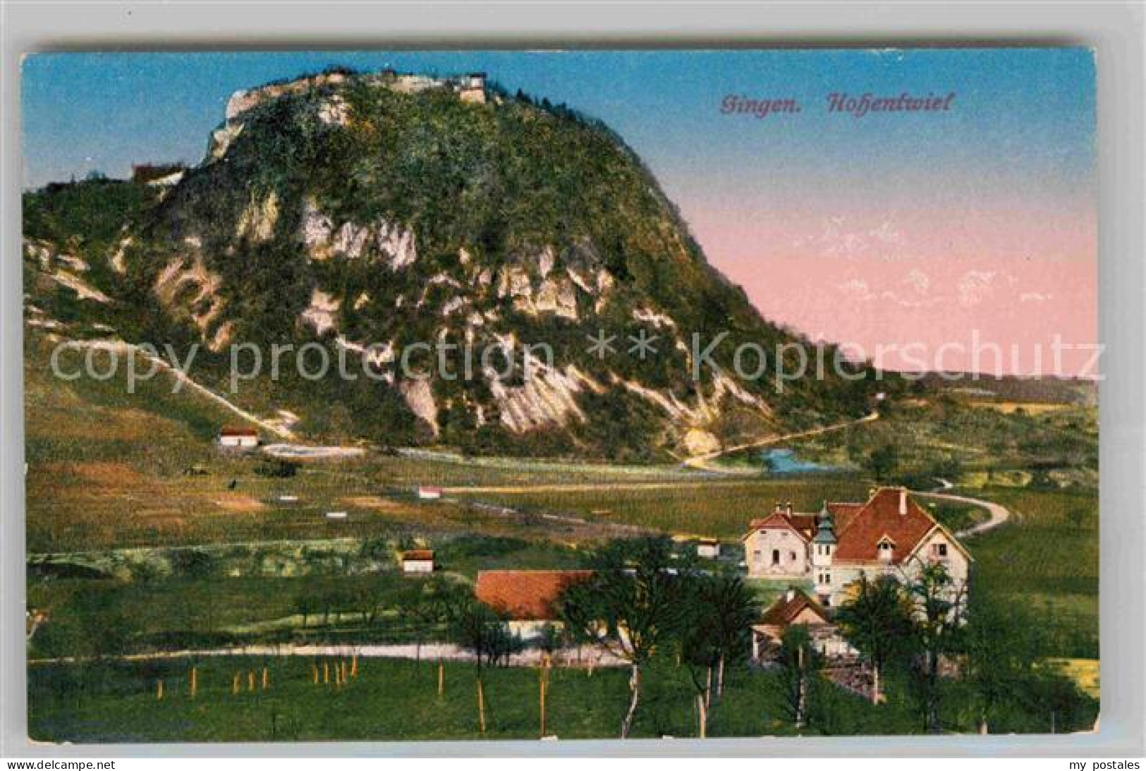 Singen Hohentwiel Festungswall Hohentwiel