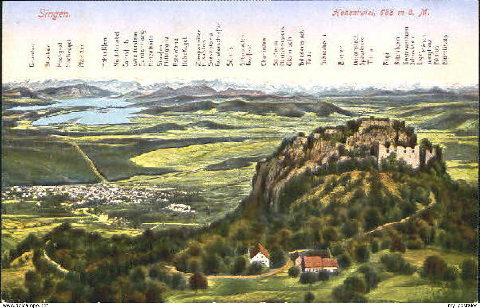 Singen Hohentwiel Singen - Hohentwiel  ungelaufen ca. 1920