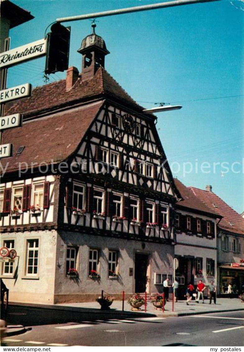 Sinsheim Elsenz Rathaus Fachwerkhaus