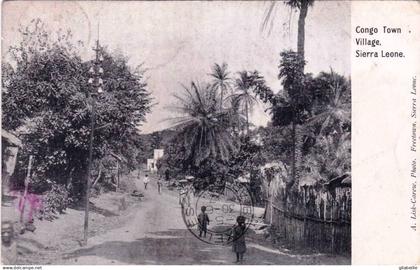 afrique - Sierra Leone - Congo town village