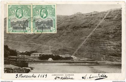 St Helena Jamestown Harbour 1913 to Brest