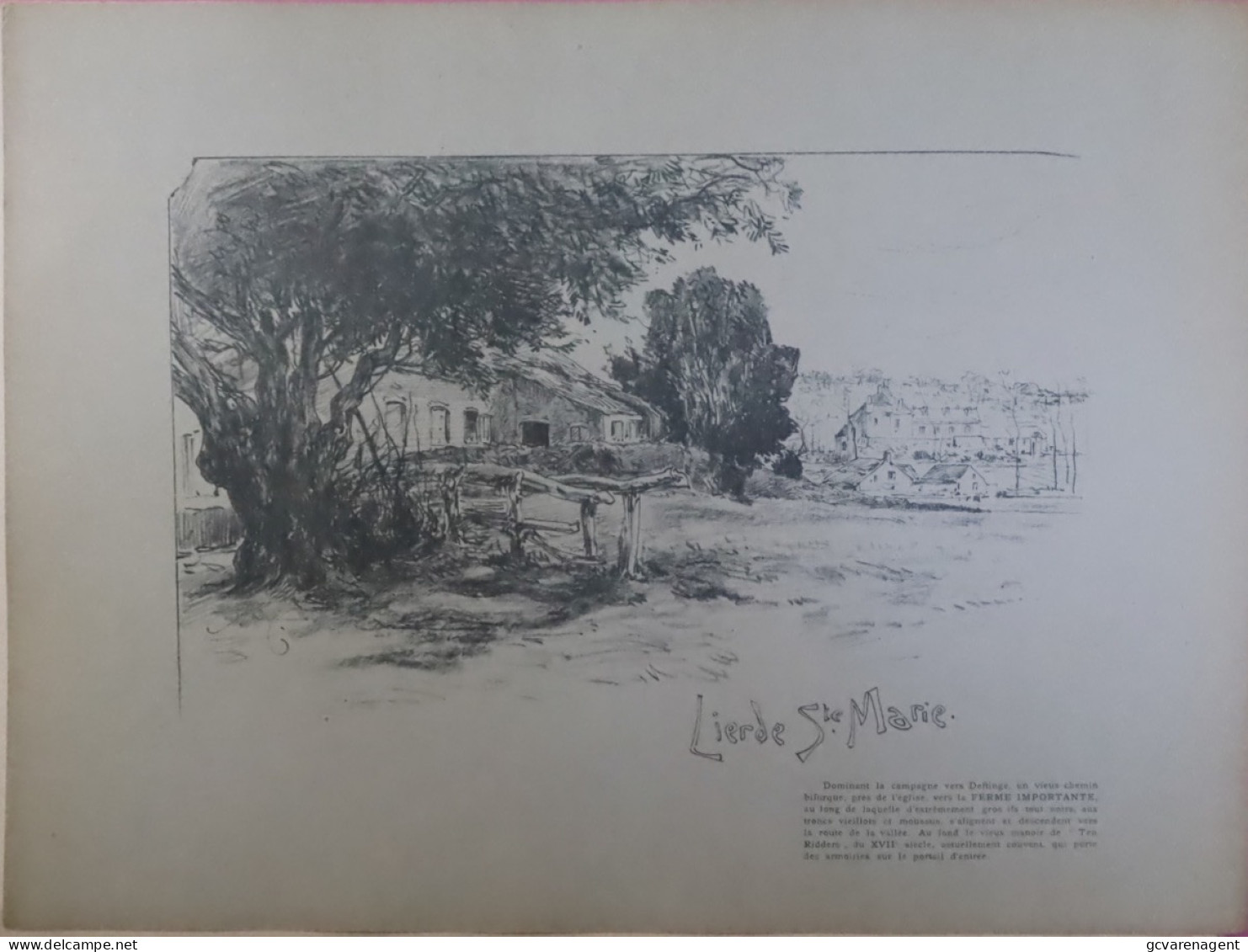 SINT MARIA LIERDE     BOERENHOF       PRINT. A.HEINS    360 X 270 MM