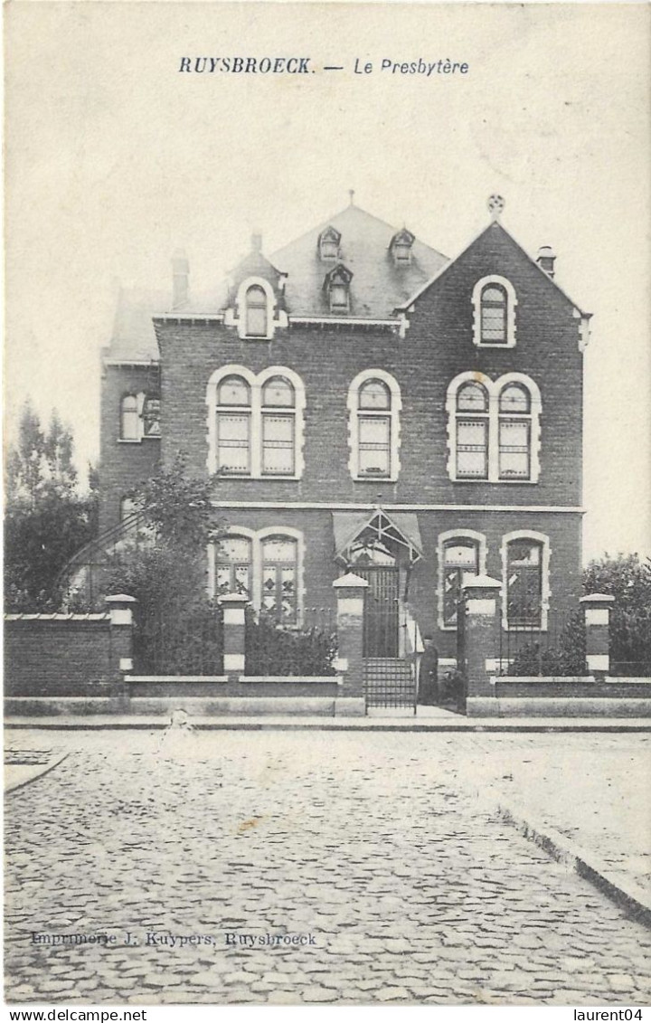 SINT PIETERS LEEUW. RUISBROEK. RUYSBROECK.  LE PRESBYTERE..