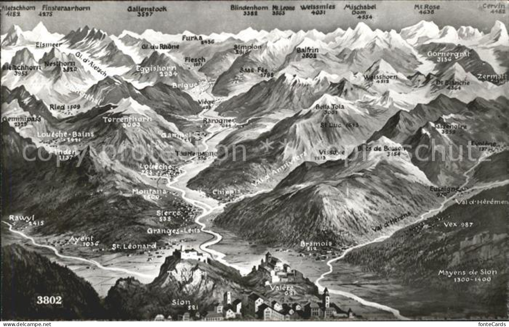 Sion VS et la Vallee du Rhone Alpes