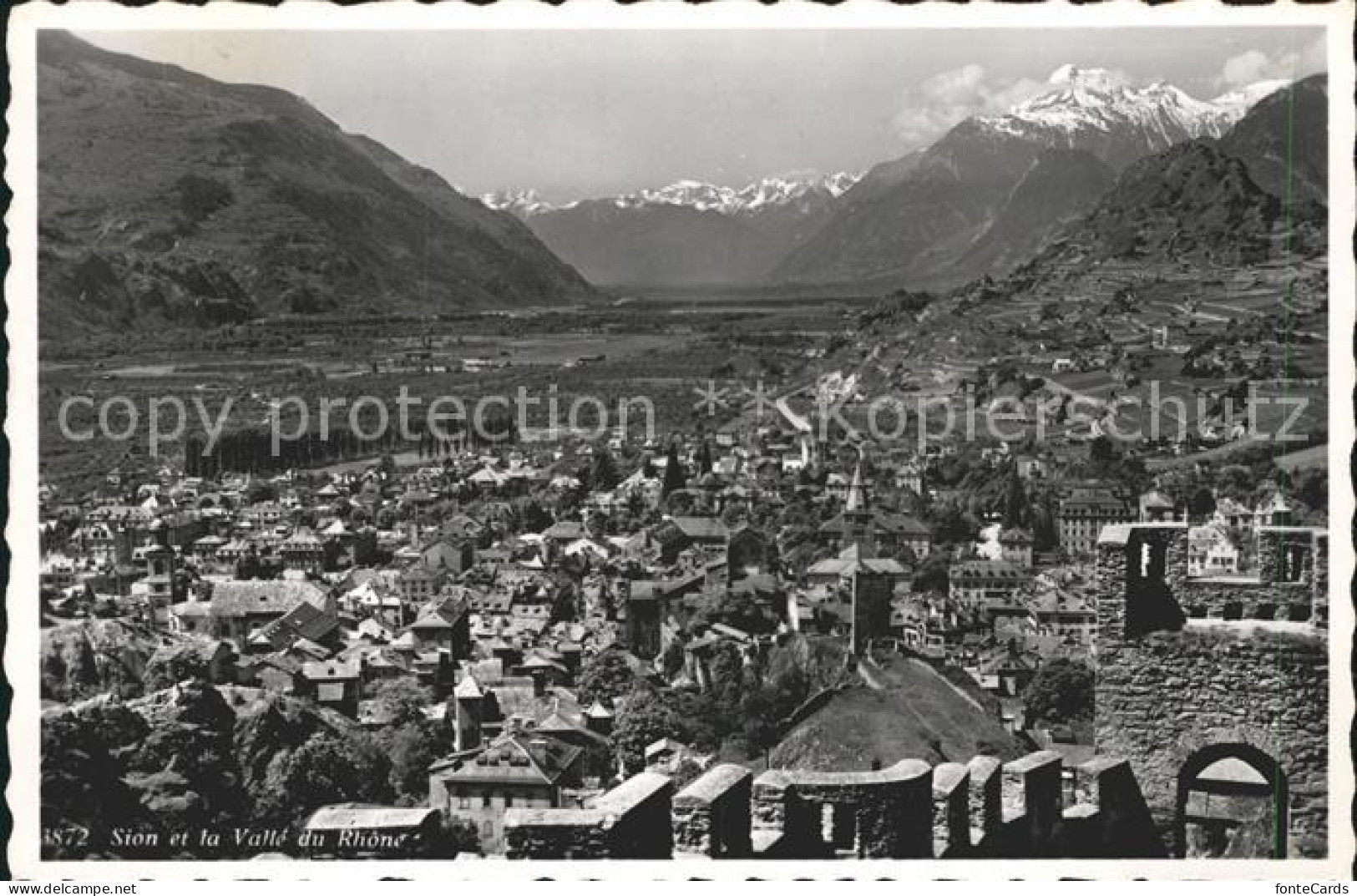 Sion VS Panorama Vallee du Rhone Alpes