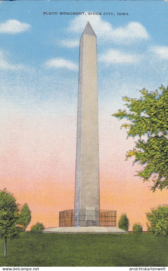 Sioux City, Iowa, Floyd Monument ngl #E8709