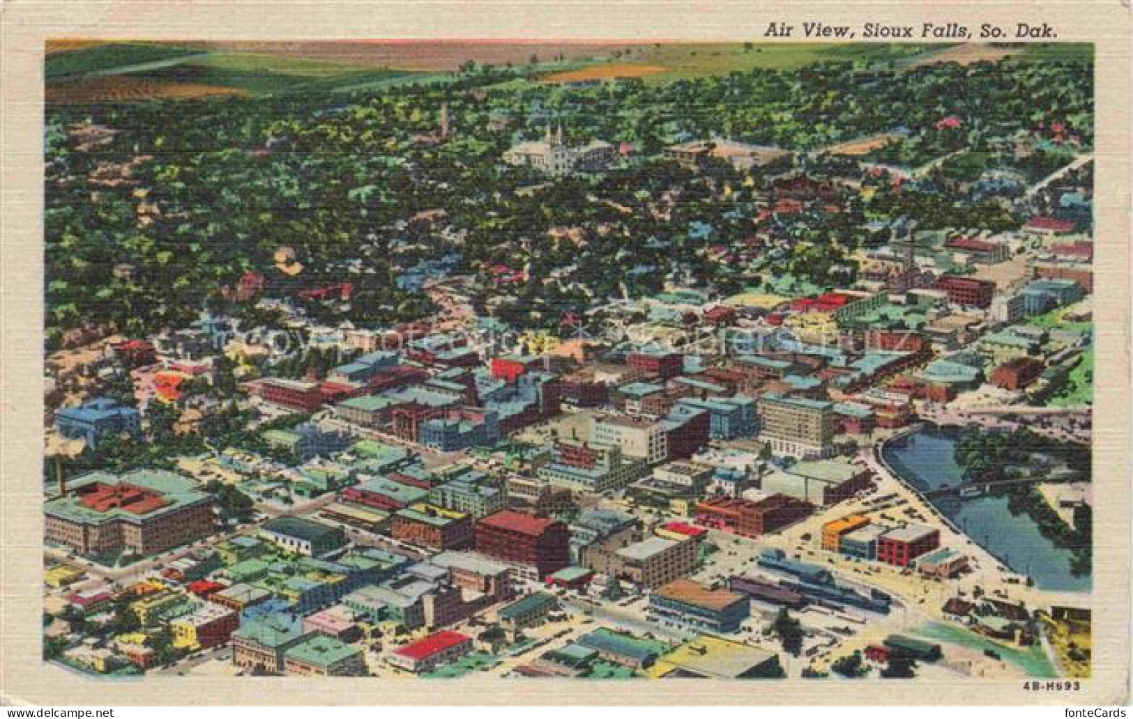 Sioux Falls South Dakota USA Fliegeraufnahme