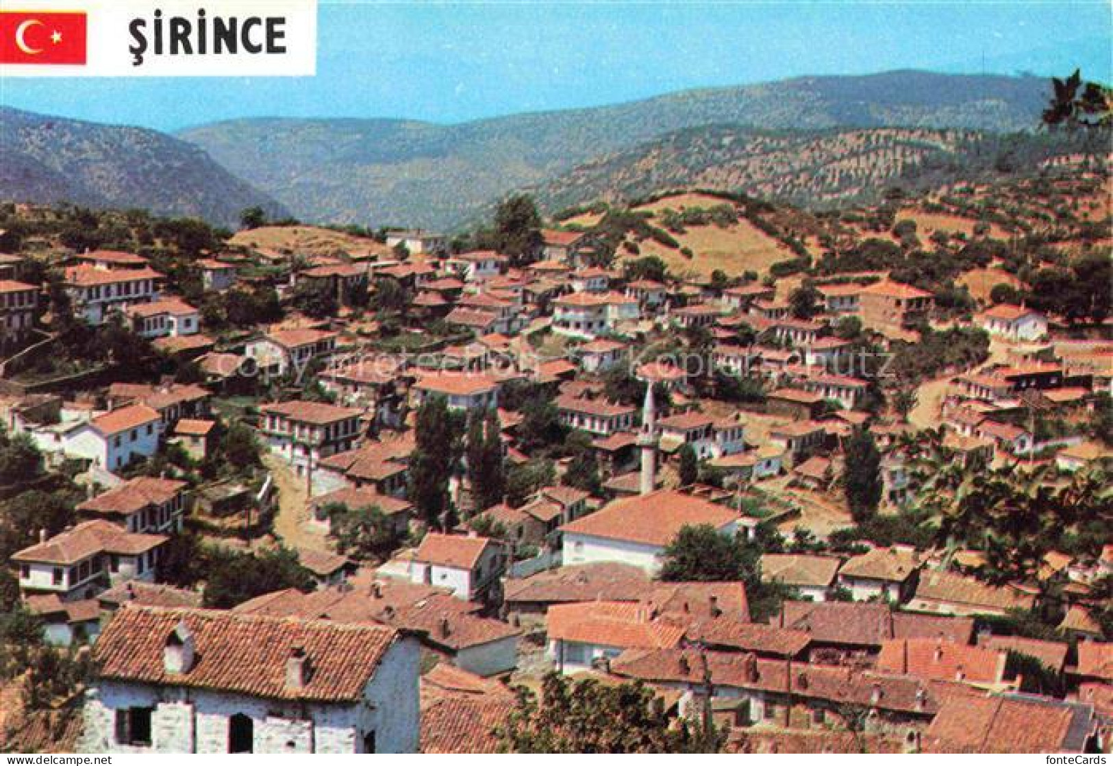 Sirince Turkije TK Fliegeraufnahme