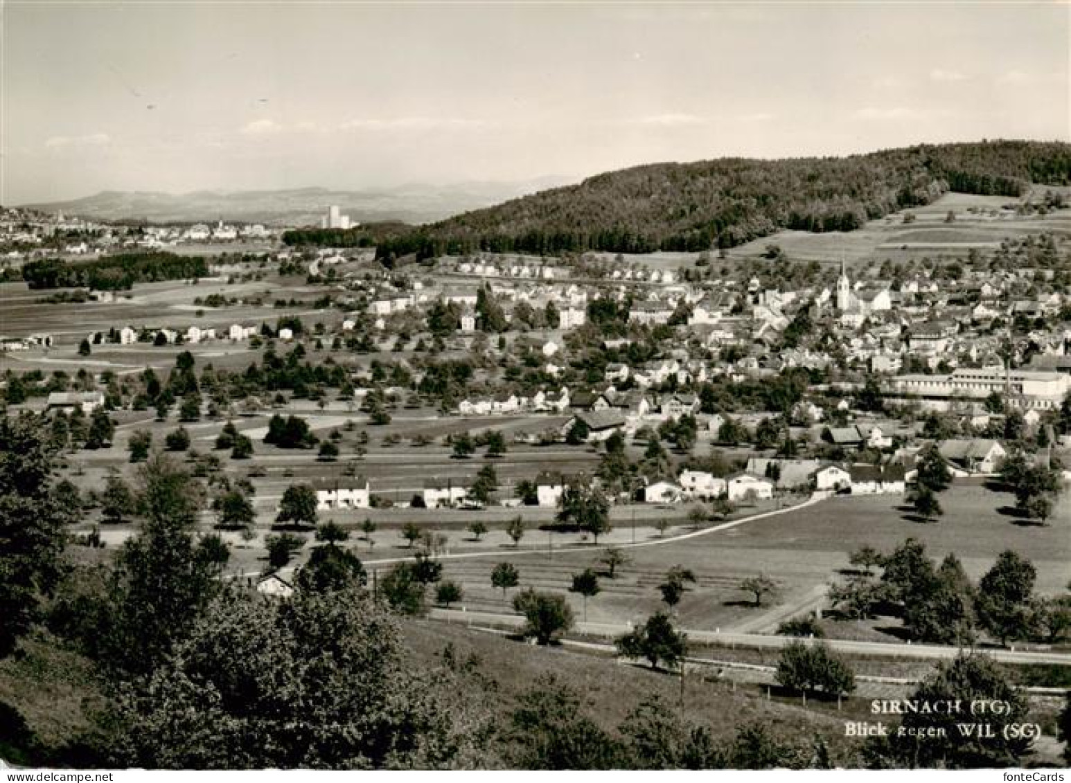 Sirnach Blick nach Wil