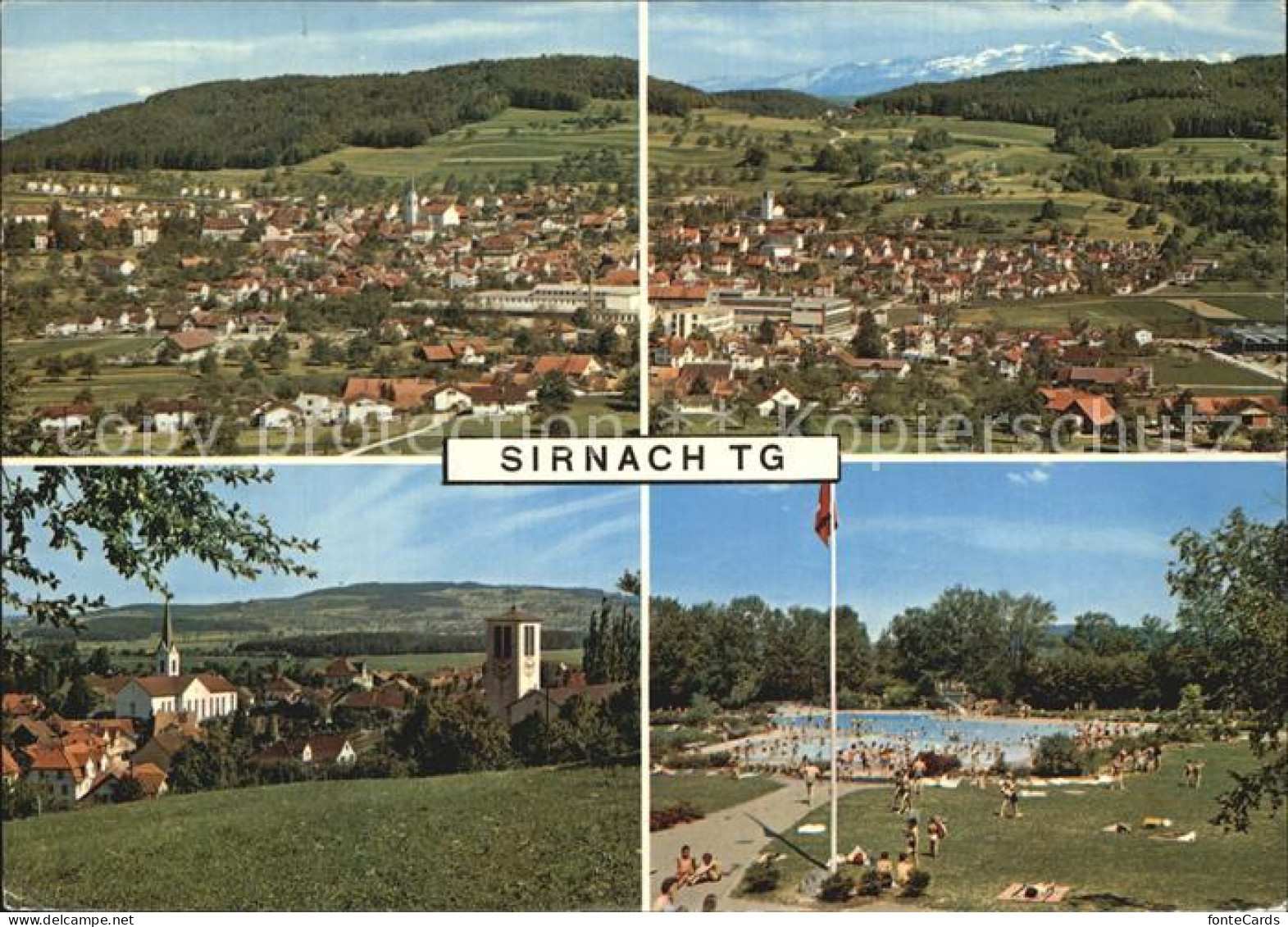 Sirnach Gesamtansichten Freibad