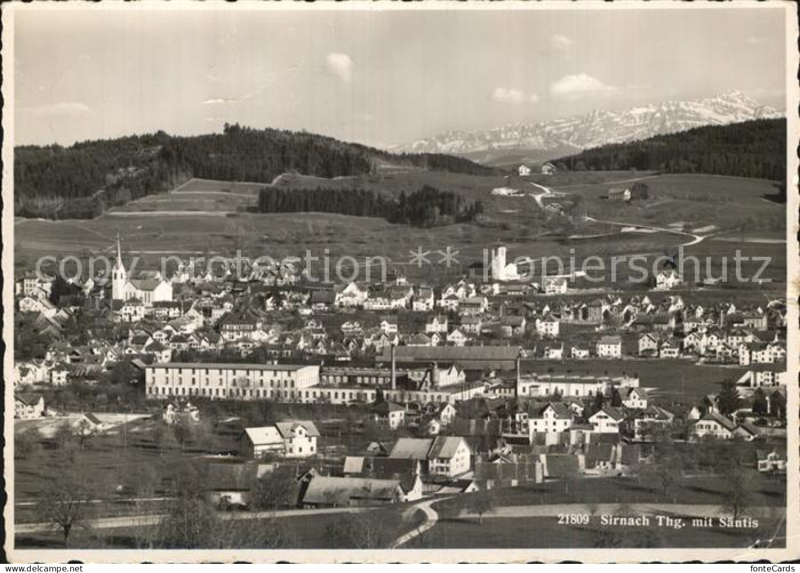 Sirnach mit Saentis