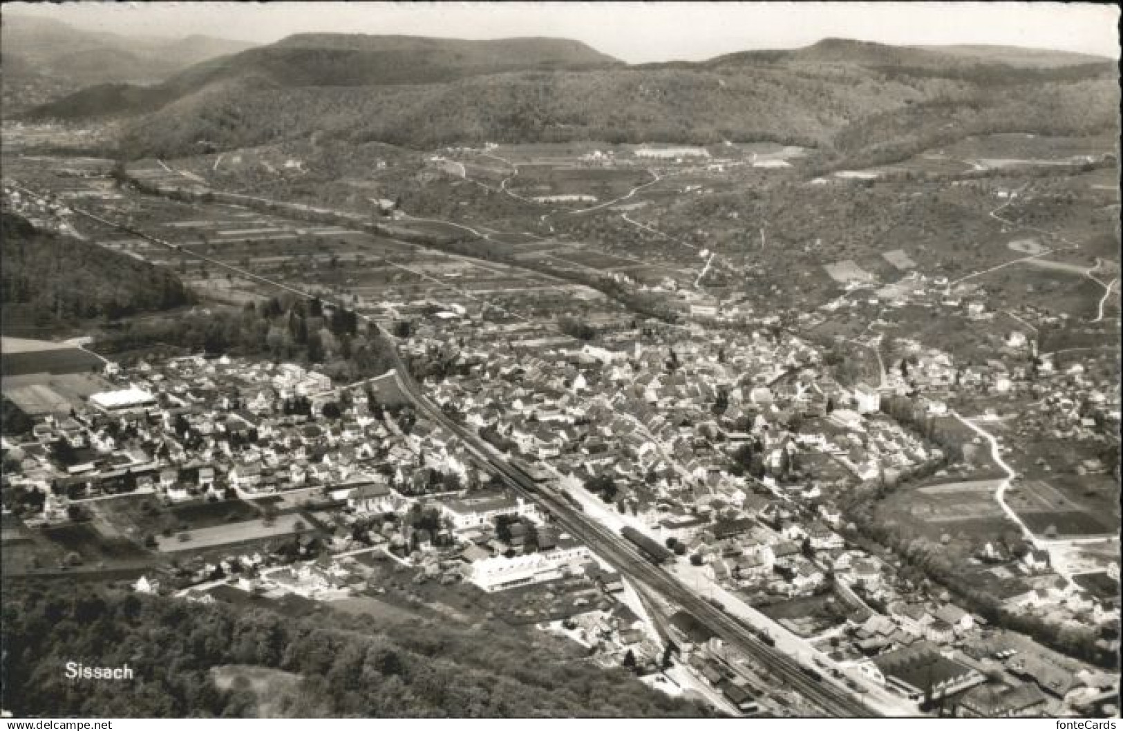 Sissach Fliegeraufnahme