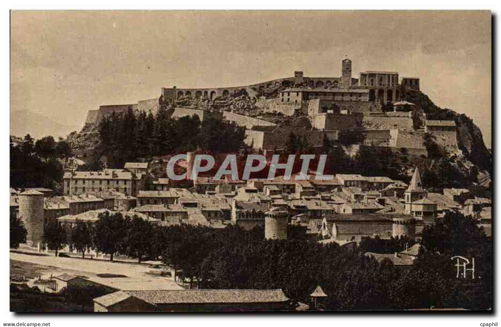 SIsteron - Vue Generale - CPA