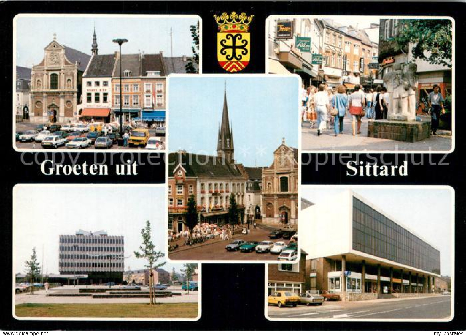 Sittard Markt Stadhuis Michielskerk Promenade Cultureel Centrum