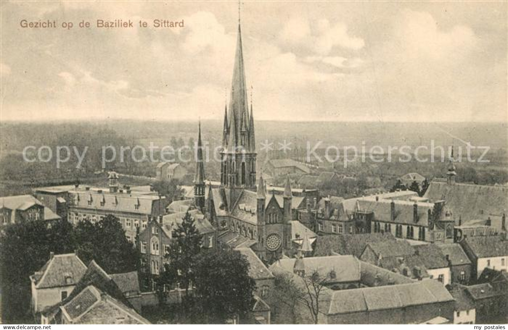Sittard Netherlands Gezicht op de Baziliek
