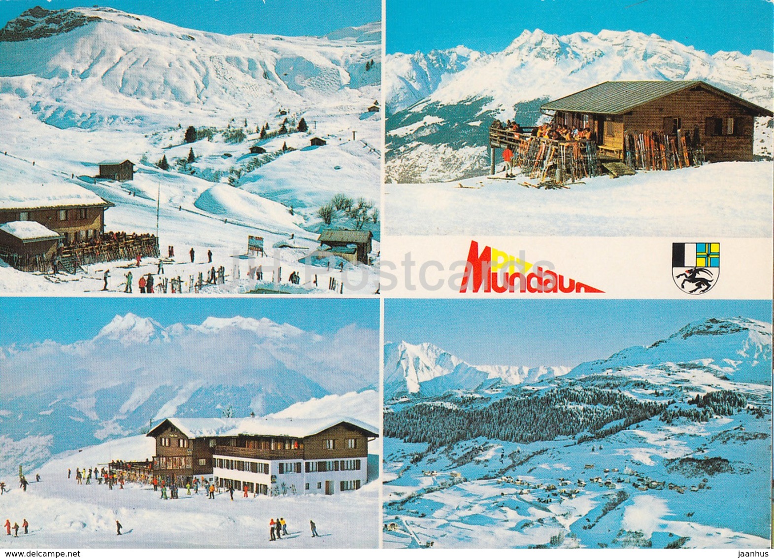 Skigebiet Piz Mundaun - Cuolm Sura - bergrestaurant Piz Mundaun - Surcuolm - ski resort - Switzerland - used