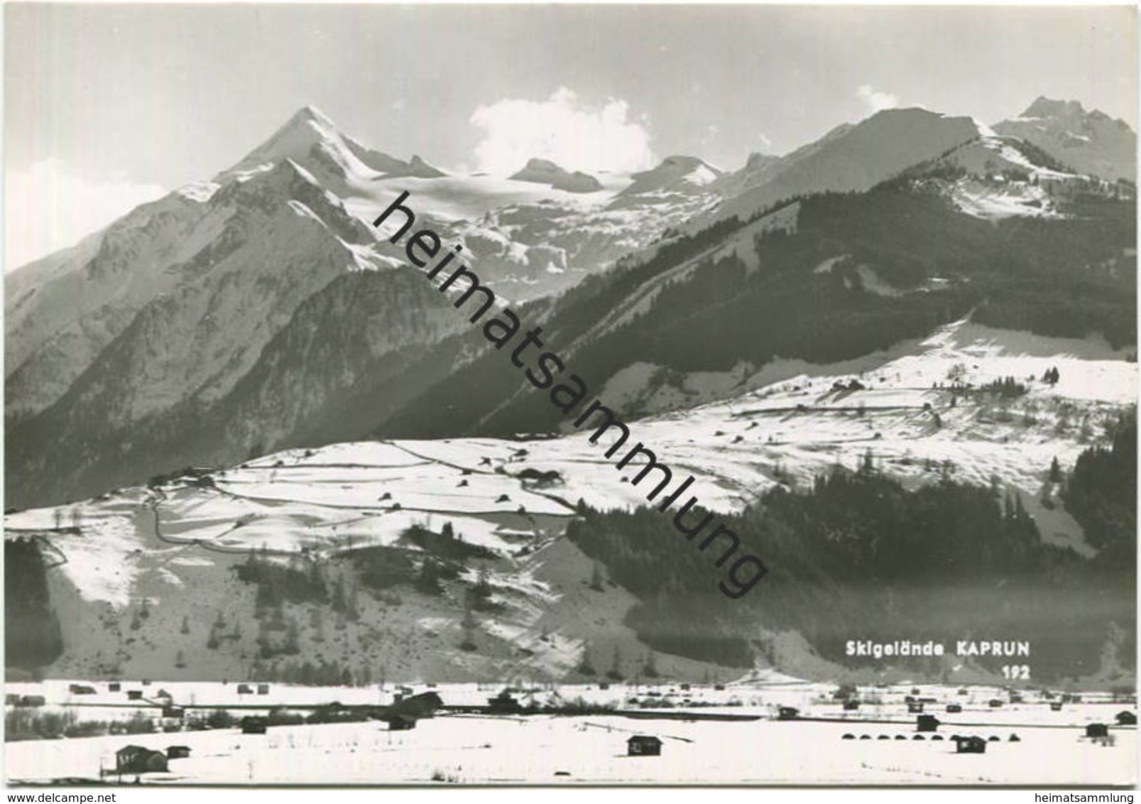 Skigelände Kaprun - Foto-AK Grossformat - Verlag Foto Pehnelt Kaprun