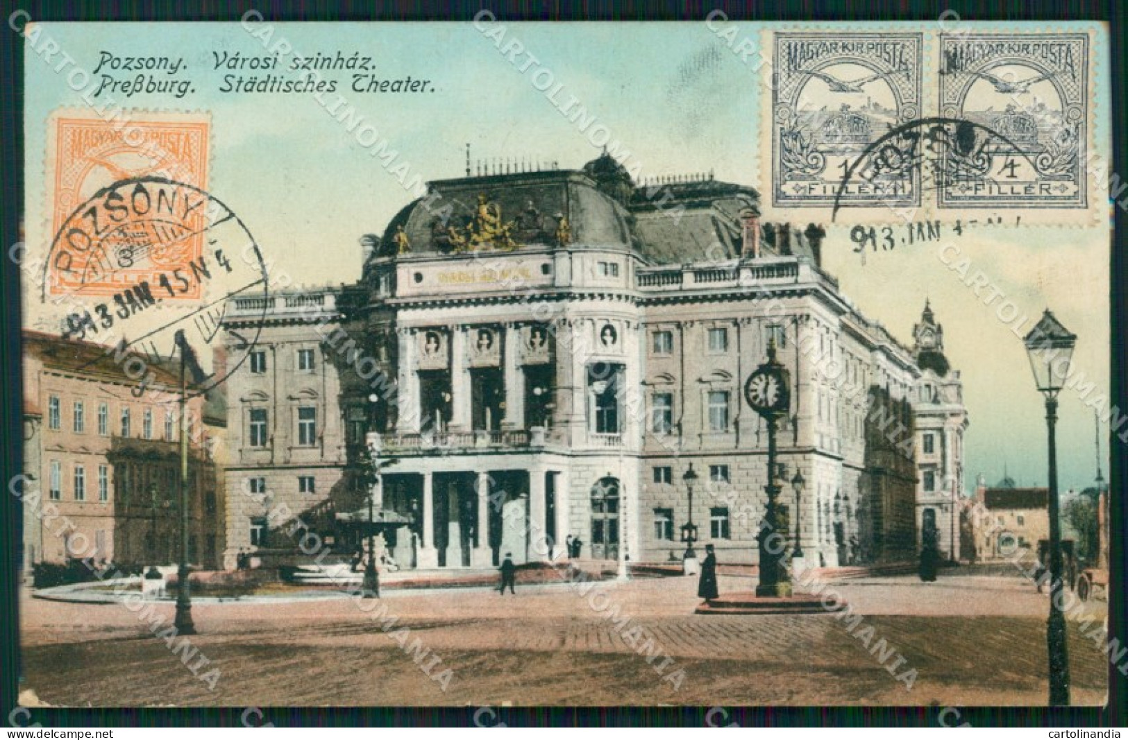 Slovacchia Bratislava Pozsony postcard XC3204