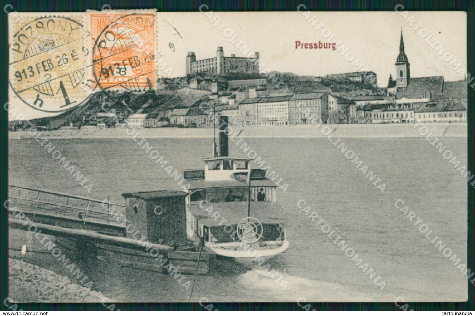 Slovacchia Bratislava Pressburg postcard XC3362