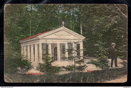 Ruttka 1914 Carte postale 100% oblitéré animé Kàpolna, église dans les bois