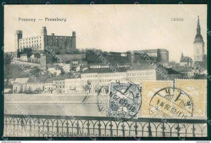 Slovacchia Bratislava Pozsony postcard XC3198