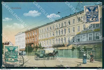 Slovacchia Slovakia Bratislava Pozsony postcard cartolina WX7470