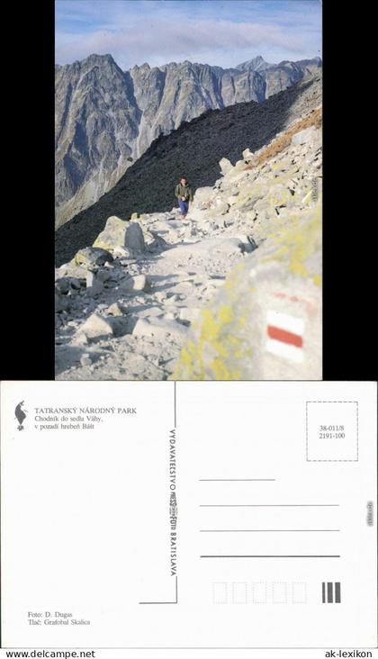 Slowakei Tatranský Národný Park/Tatra-Nationalpark - Wanderer 1990