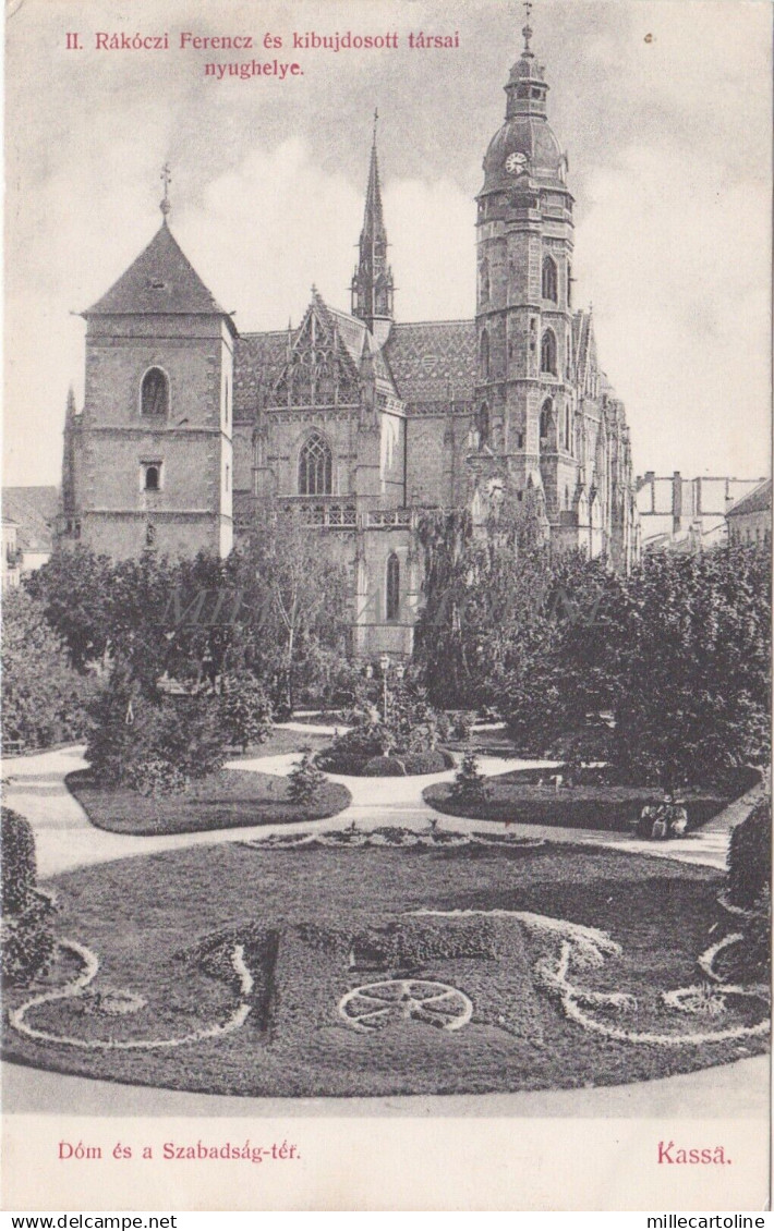 SLOVAKIA - Kassa Kosice - Dom es a Szabadsag ter