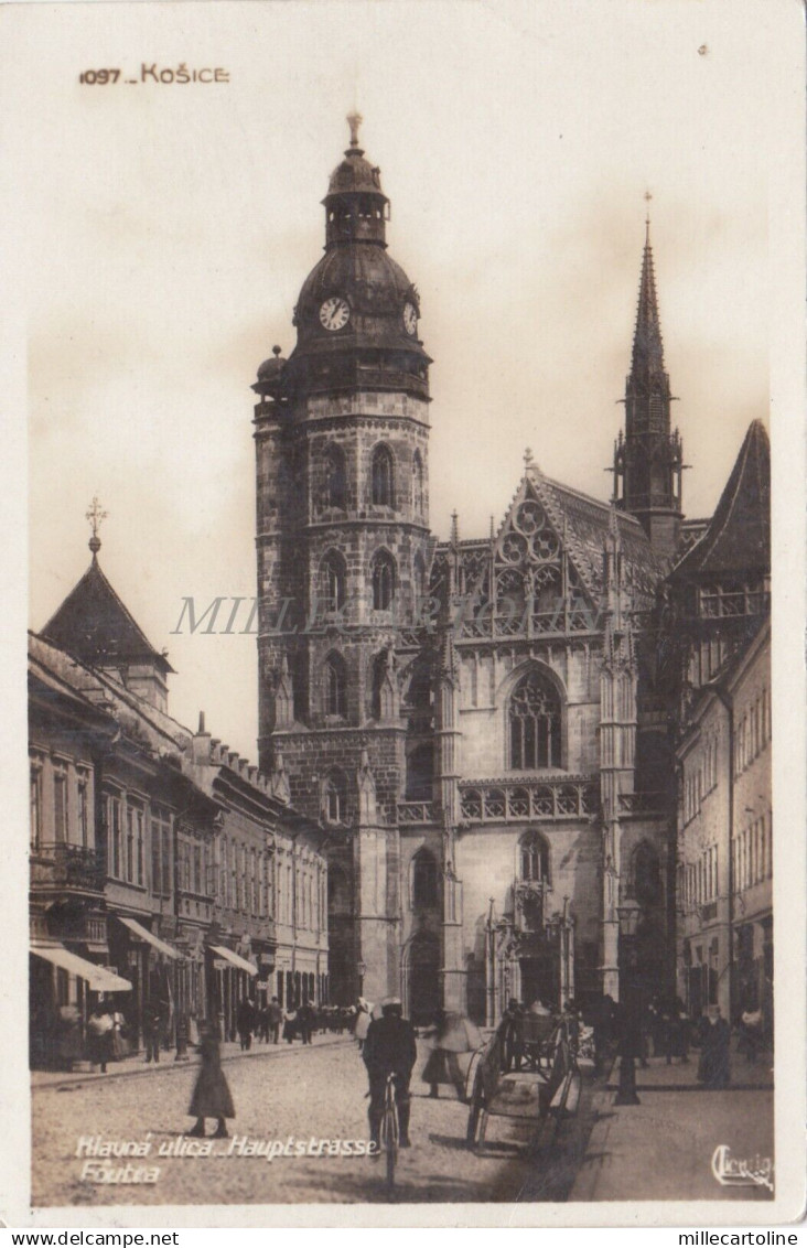 SLOVAKIA - Kassa Kosice - Klavna Ulica Hauptstrasse - Foto Postkarte