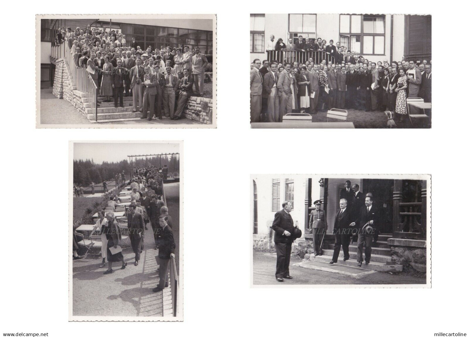 SLOVAKIA - Tatranska Lomnica - 4 Foto Postkarte 1937