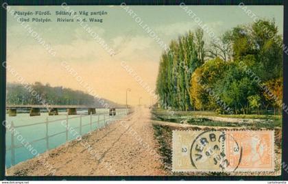 Slovacchia Slovakia Piestany postcard XC3278
