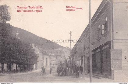SLOVAKIA - Trenčianske Teplice Trencsén Teplic - Tükörfürdő 1909 Postcard