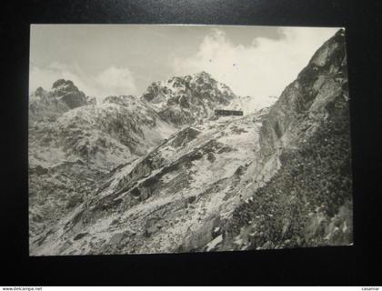 TATRA National Park Tatras mountains 1964 Tatranska Lomnica cancel postcard SLOVAKIA