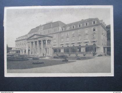 Jugoslawien / Slowenien 1919 AK Rohitsch Sauerbrunn Kurhaus. Stempel Pogaska Slatina