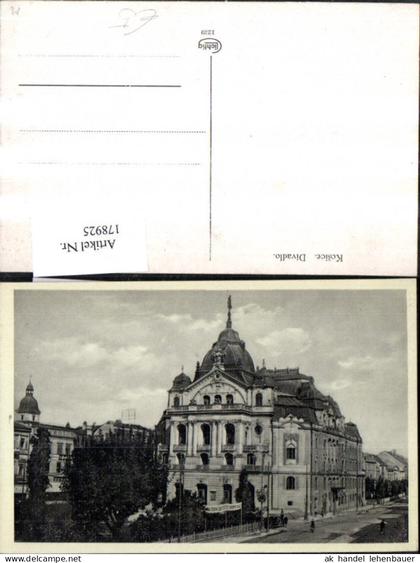 178925,Slowakei Kosice Divadlo