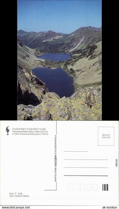Ansichtskarte Slowakei Tatranský Národný Park/Tatra-Nationalpark 1990