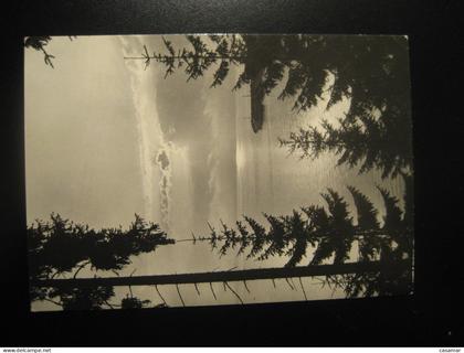 ORAVSKA PRIEHRADA Orava reservoir lake river 1960 cancel postcard SLOVAKIA