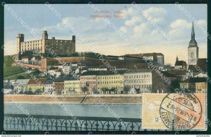 Slovacchia Bratislava Pozsony postcard XC3216
