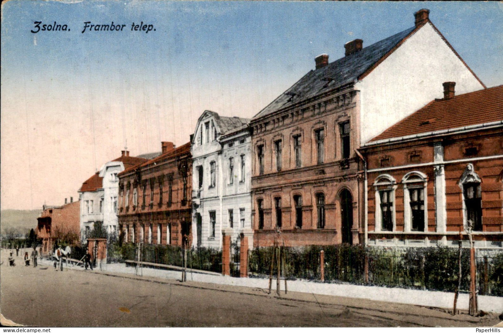 Slowakije Slovakia - Zsolna - Frambor telep.