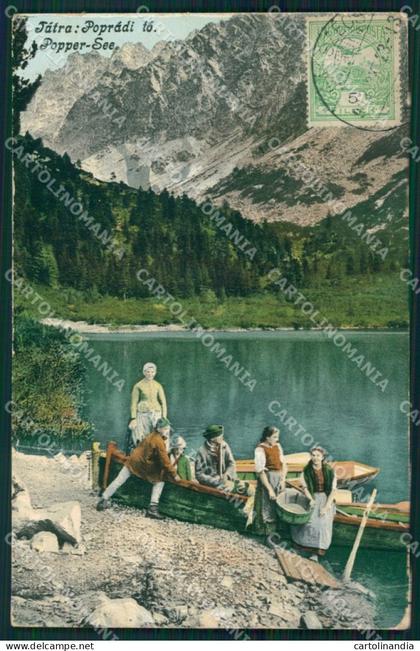 Slovacchia Slovakia Magas Tatra postcard XC3255
