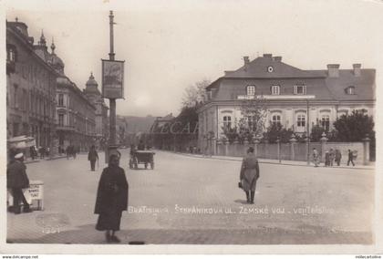 SLOVAKIA - Bratislava Pozsony Pressburg - Stefanikova - Foto Postkarte 1930