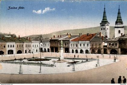 Slowakije Slovakia - Zsolna - főtér