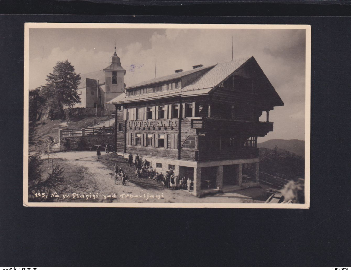 Slowenien Slovenia AK Na sv. Planini Hotel Ana Zidani Most 1939